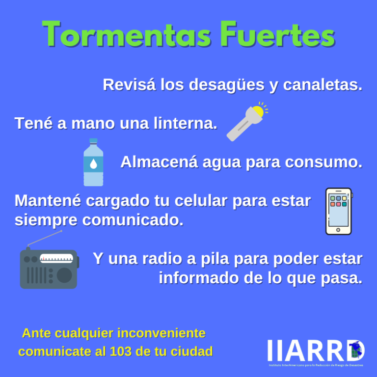 ¿Sabes qué hacer ante alerta de tormentas fuertes?
