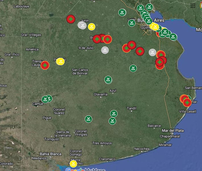 Alerta roja por cianobacterias en 6 municipios bonaerenses