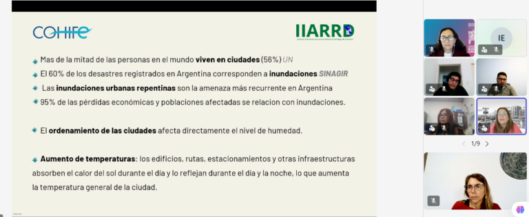 Gestión del riesgo hídrico: COHIFE e IIARRD capacitan a más de 60 especialistas de todo el país ante el fenómeno de El Niño