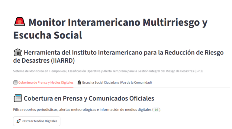 El IIARRD lanza una innovadora herramienta de Escucha Social para fortalecer la gestión integral del riesgo
